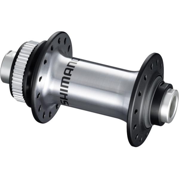 SHIMANO Vorderradnabe HB-RS770 Center-Lock 28 Loch Steckachse E-Thru 100x12 mm Silber