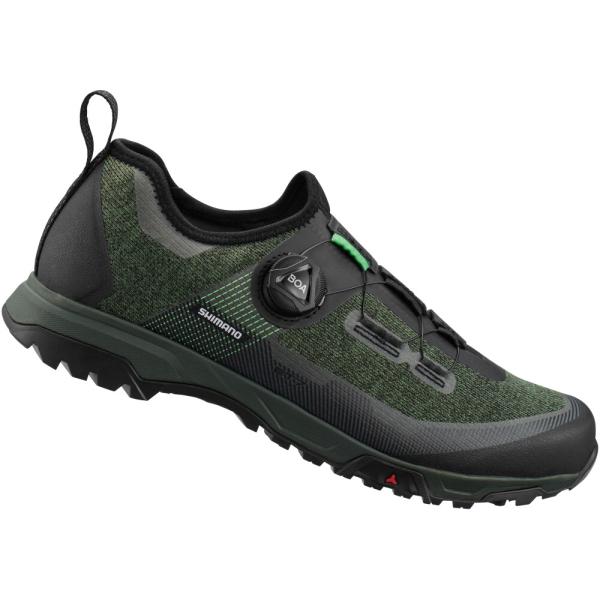 SHIMANO SHIMANO Fahrradschuhe ET701 Herren/Damen MTB FLATPEDAL Gr&ouml;&szlig;e 45 Gr&uuml;n
