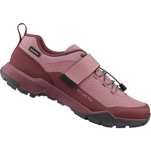 SHIMANO SHIMANO Fahrradschuhe EX500W Damen Touring SPD Gr&ouml;&szlig;e 36 Damenleisten Rot