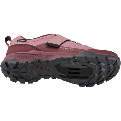 SHIMANO SHIMANO Fahrradschuhe EX500W Damen Touring SPD Gr&ouml;&szlig;e 36 Damenleisten Rot Produktbild 3