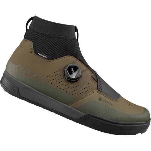 SHIMANO SHIMANO Fahrradschuhe GF800GTX Herren/Damen MTB FLATPEDAL Gr&ouml;&szlig;e 44 Gr&uuml;n
