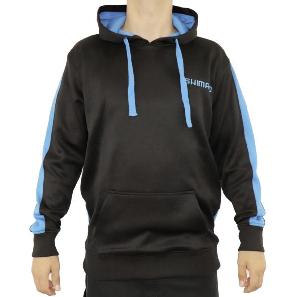 SHIMANO SHIMANO WORKSHOP HOODIE BLACK, S 50% PES/50% COTTON