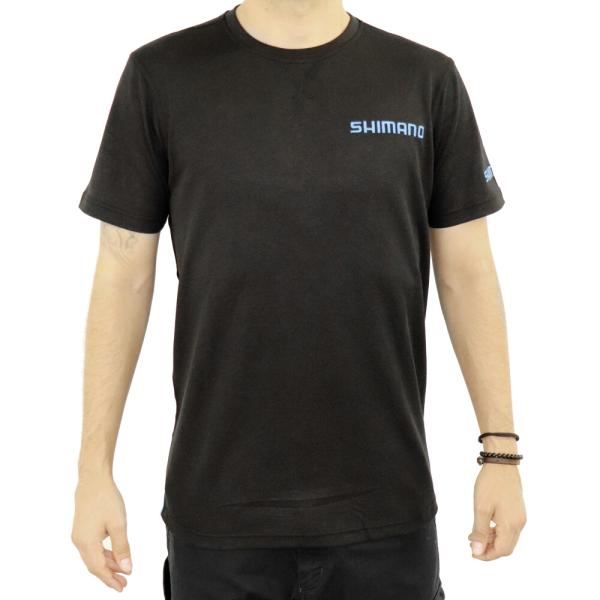 SHIMANO SHIMANO WORKSHOP T-SHIRT BLACK, S 50% PES/50% COTTON