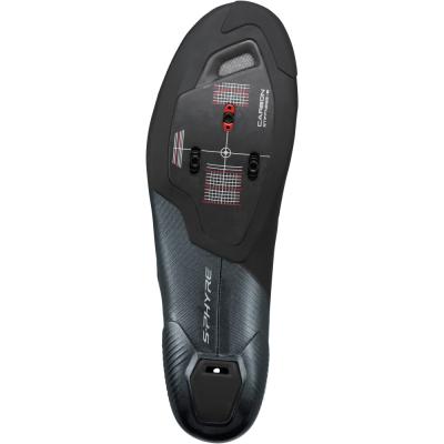 SHIMANO SHIMANO Fahrradschuhe RC903 Damen/Herren Road SPD-SL Gr&ouml;&szlig;e 43 breit Schwarz Produktbild 2