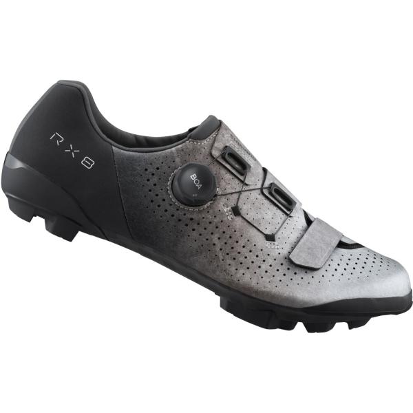 SHIMANO SHIMANO Fahrradschuhe RX801 Herren/Damen Gravel SPD Gr&ouml;&szlig;e 39 Silber