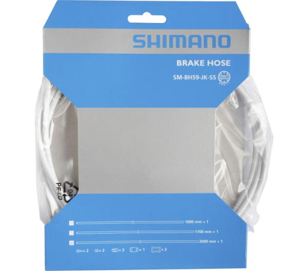 SHIMANO Bremsleitung BH59 2000mm wei&szlig;