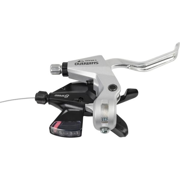 SHIMANO Schalt-/Bremshebel ST-M310 8-fach Rechts Schwarz/Silber 2 Finger