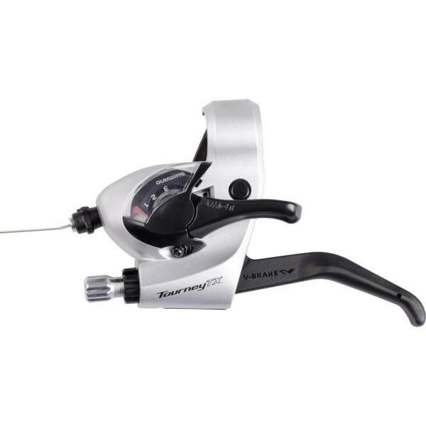 SHIMANO Schalt-/Bremshebel ST-TX800 3-fach Links Silber 2 Finger