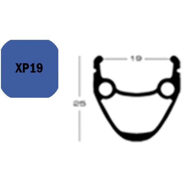 Exal Felge XP19 19-622 28" 36 Loch Schwarz