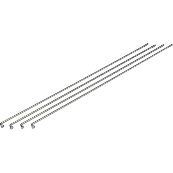 Exal SPEICHE 2MM,GLATT,SILB,256MM,100ST