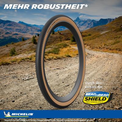 Michelin FALTREIFEN POWER GRAVEL V2 Comp MAGI-X 33-622 Schwarz TS TLR Produktbild 2