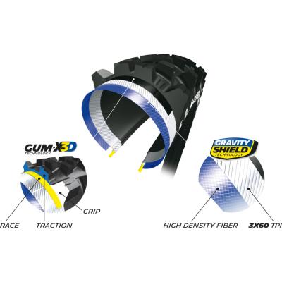 Michelin FALTREIFEN WILD ENDURO FRONT Comp GUM-X3D GRAVITY SHIELD 61-584 Schwarz TLR Produktbild 1