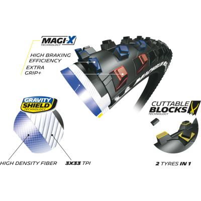 Michelin FALTREIFEN MUD ENDURO Comp MAGI-X GRAVITY SHIELD 57-584 Schwarz TLR Produktbild 1