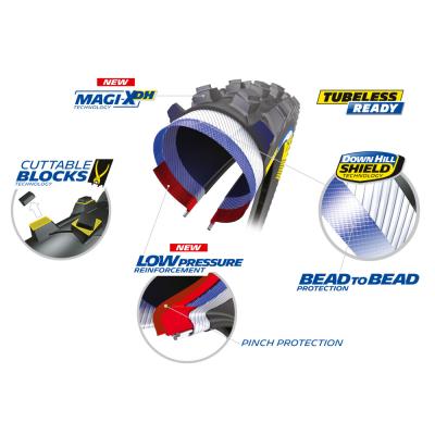 Michelin DRAHTREIFEN DH MUD RACING LINE MAGI-X DH DOWNHILL SHIELD 61-584 Schwarz TLR Produktbild 1