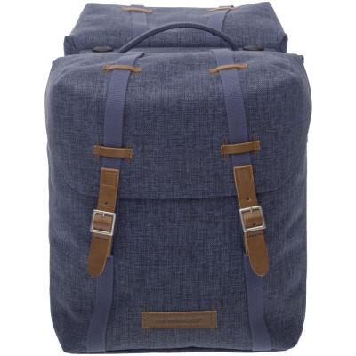 New Looxs Doppelpacktasche Mondi Double Cotton II Racktime Blue Produktbild 1