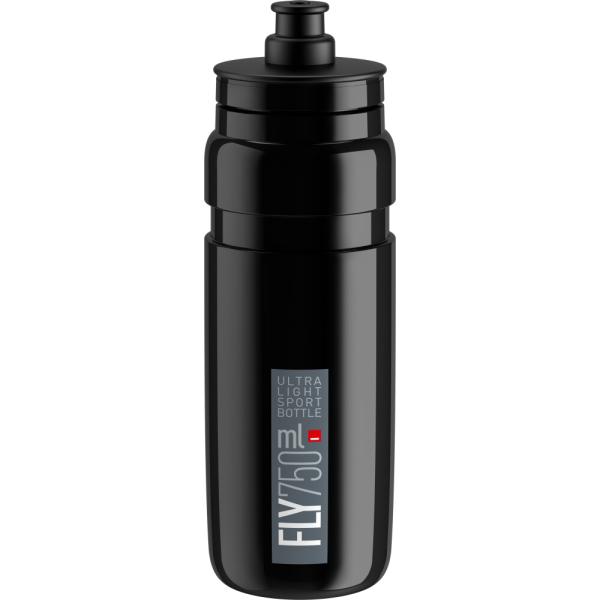 ELITE ELITE Trinkflasche Fly Schwarz-Grau 750 ml