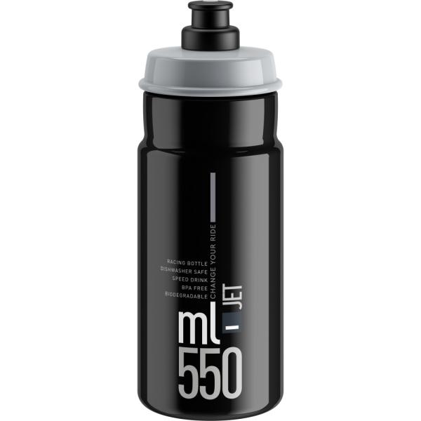 ELITE ELITE Trinkflasche Jet Schwarz-Grau 550 ml