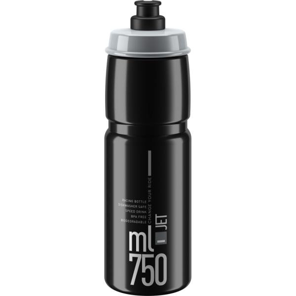 ELITE ELITE Trinkflasche Jet Schwarz-Grau 750 ml