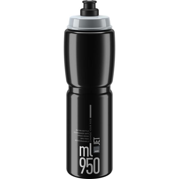 ELITE ELITE Trinkflasche Jet Schwarz-Grau 950 ml