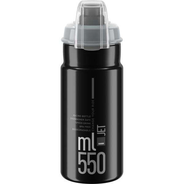 ELITE ELITE Trinkflasche Jet Plus Schwarz-Grau 550 ml