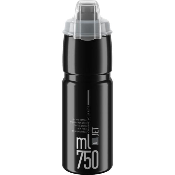 ELITE ELITE Trinkflasche Jet Plus Schwarz-Grau 750 ml