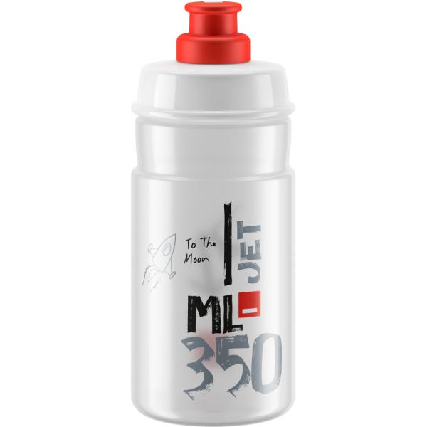 ELITE ELITE Trinkflasche Jet Transparent-Rot 350 ml
