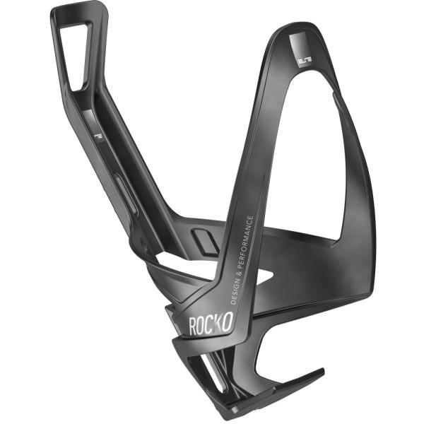ELITE ELITE Flaschenhalter Rocko Carbon Schwarz/Wei&szlig; Matt