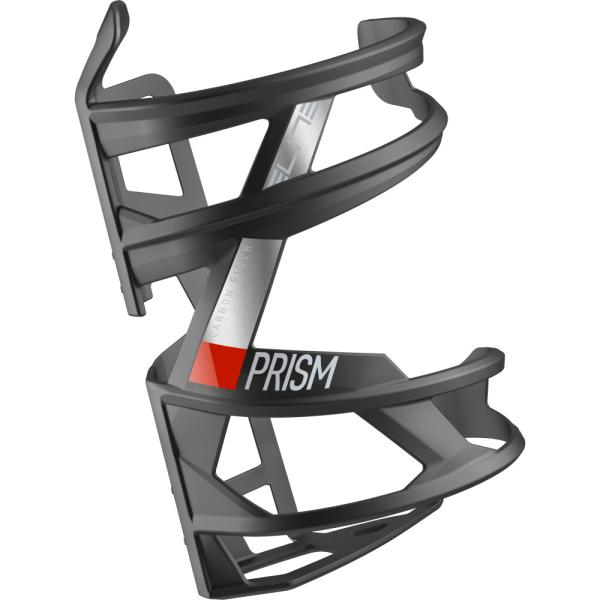 ELITE ELITE Flaschenhalter Prism Carbon Schwarz/Rot Matt