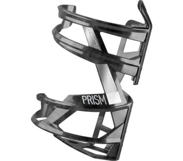ELITE ELITE Flaschenhalter Prism Carbon Schwarz/Wei&szlig; Gl&auml;nzend
