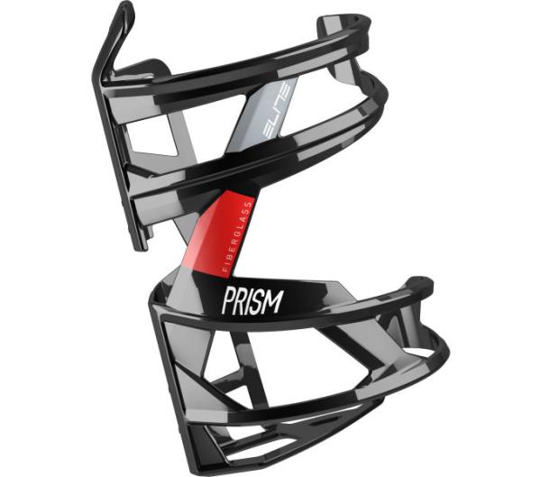 ELITE ELITE Flaschenhalter Prism Schwarz/Rot Gl&auml;nzend