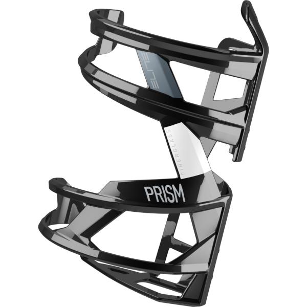 ELITE ELITE Flaschenhalter Prism Schwarz/Wei&szlig; Gl&auml;nzend