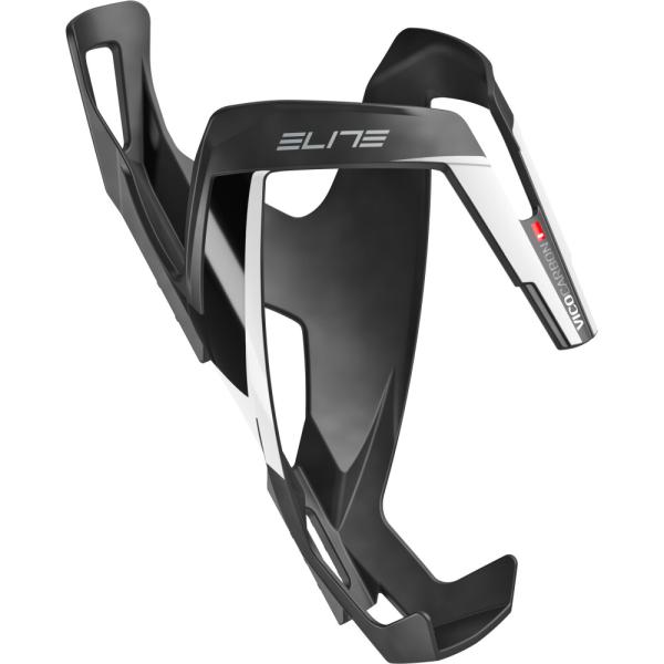ELITE ELITE Flaschenhalter Vico Carbon Schwarz/Wei&szlig; Matt