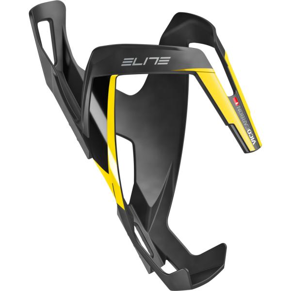 ELITE ELITE Flaschenhalter Vico Carbon Schwarz/Gelb Matt