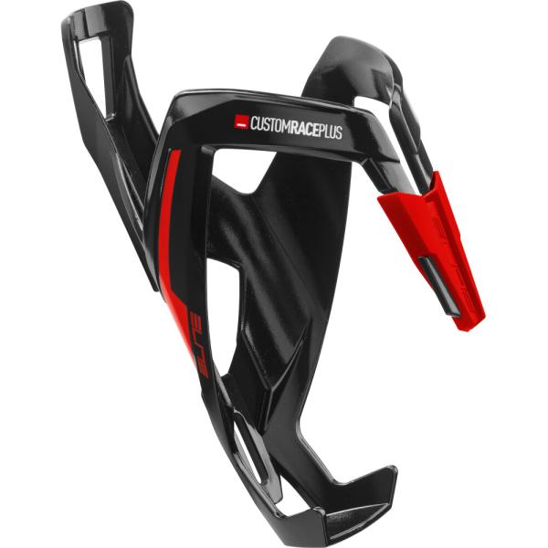 ELITE ELITE Flaschenhalter Custom Race Plus Schwarz/Rot Gl&auml;nzend