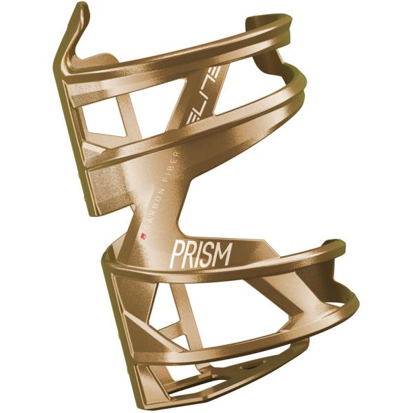 ELITE ELITE Flaschenhalter Prism Carbon Gold/Wei&szlig; Gl&auml;nzend