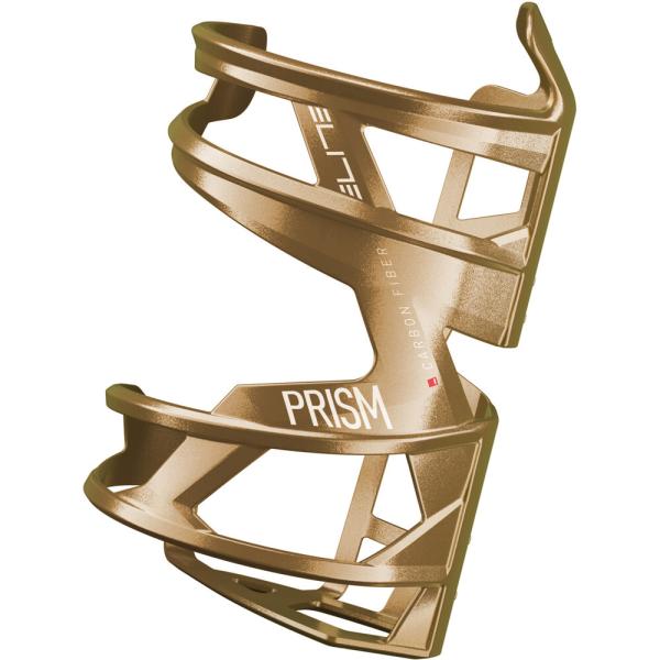 ELITE ELITE Flaschenhalter Prism Carbon Gold/Wei&szlig; Gl&auml;nzend