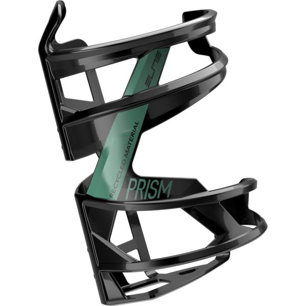 ELITE ELITE Flaschenhalter Prism Recycled Schwarz/Gr&uuml;n Gl&auml;nzend Rechts