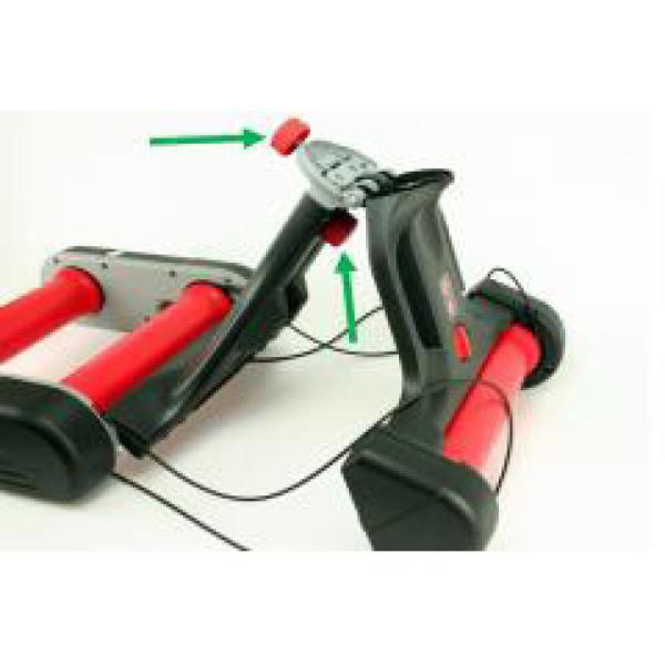 ELITE Knopf Rot mit Einsatz M6 Quick Motion/Nero