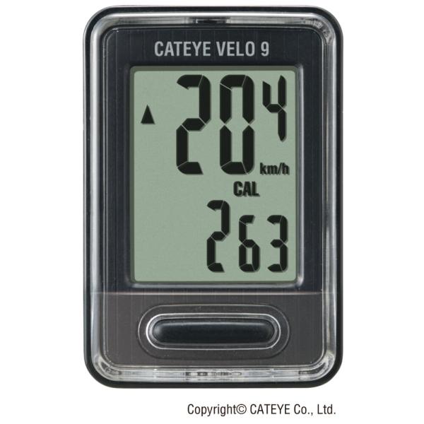 CATEYE CATEYE Fahrradcomputer Velo 9 Schwarz