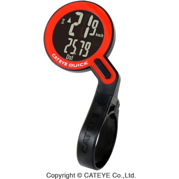 CATEYE CATEYE Fahrradcomputer Quick Schwarz/Rot