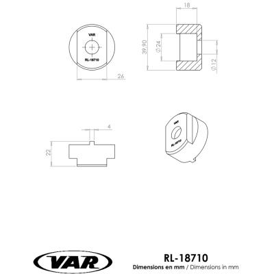 VAR Freilaufk&ouml;rperabzieher RL-18710 Single-Speed-Freilauf und Moped Produktbild 1