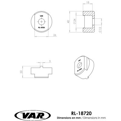 VAR Freilaufk&ouml;rperabzieher RL-18720 1/2/3-fach-Freilauf und V&eacute;losolex Produktbild 1