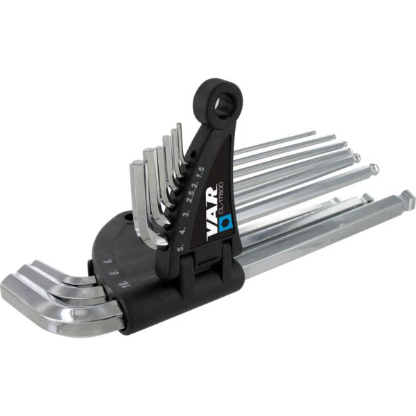 VAR Innensechskantschl&uuml;ssel CL-17800 9 teilig