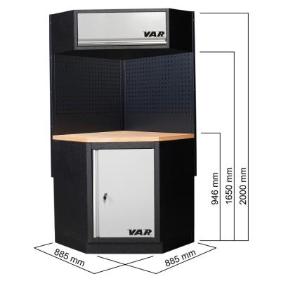 VAR Eckwandschrank MO-52022 865 x 865 x 350 mm Produktbild 2