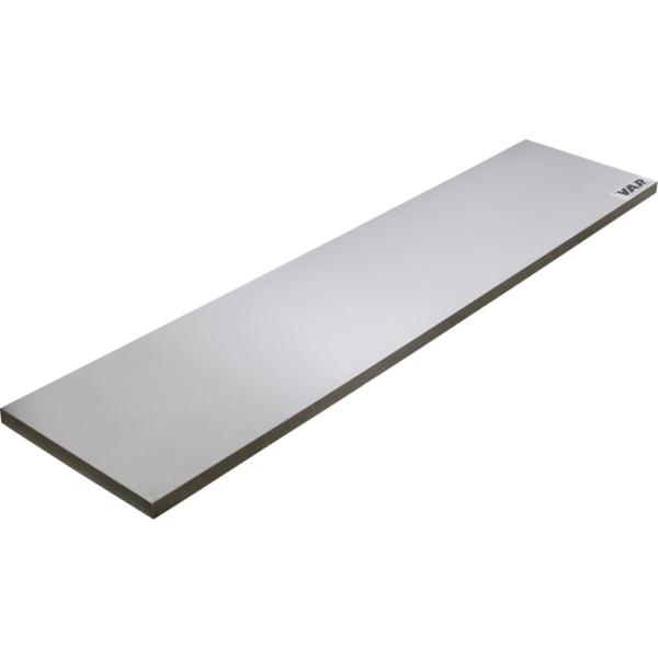 VAR Edelstahl-Arbeitsplatte MO-52015 f&uuml;r 3 Schr&auml;nke 2041,5 x 463 x 38 mm