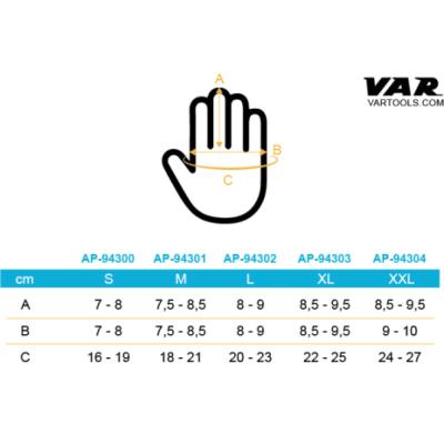 VAR Mechaniker-Handschuhe AP-9430x XL Produktbild 2