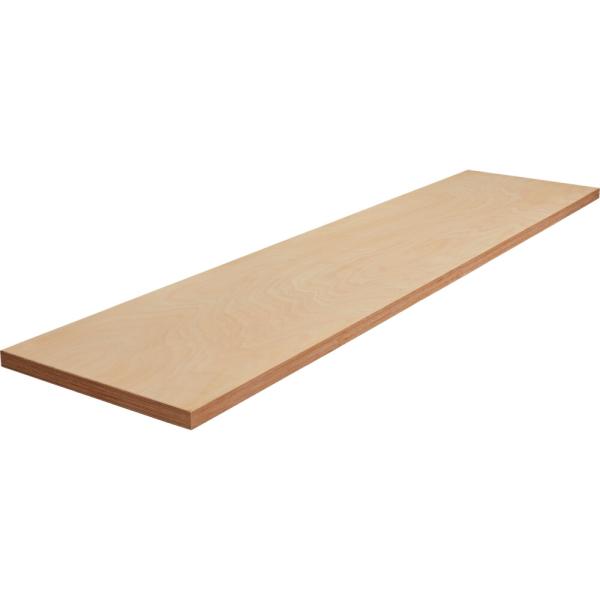VAR Holz-Arbeitsplatte MO-52283 f&uuml;r 3 Schr&auml;nke 2041,5 x 463 x 40 mm