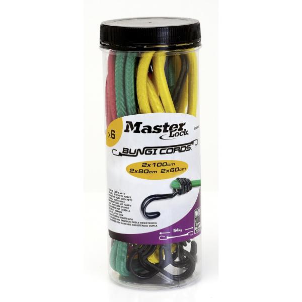 Master Lock Spanngummi Twin Wire 6er-Pack