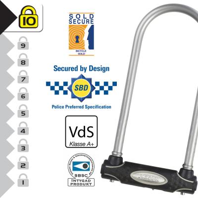 Master Lock B&uuml;gelschloss 8195LW Grau 13 mm x 280 mm x 110 mm Schl&uuml;ssel Produktbild 2