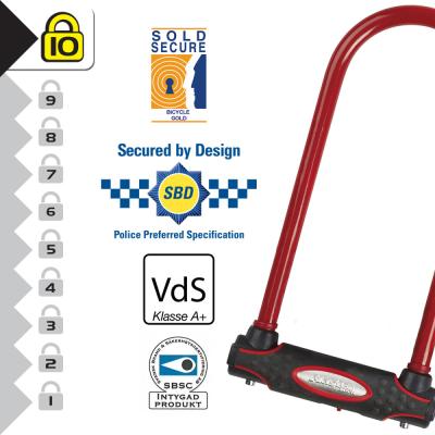 Master Lock B&uuml;gelschloss 8195LW Rot 13 mm x 280 mm x 110 mm Schl&uuml;ssel Produktbild 2